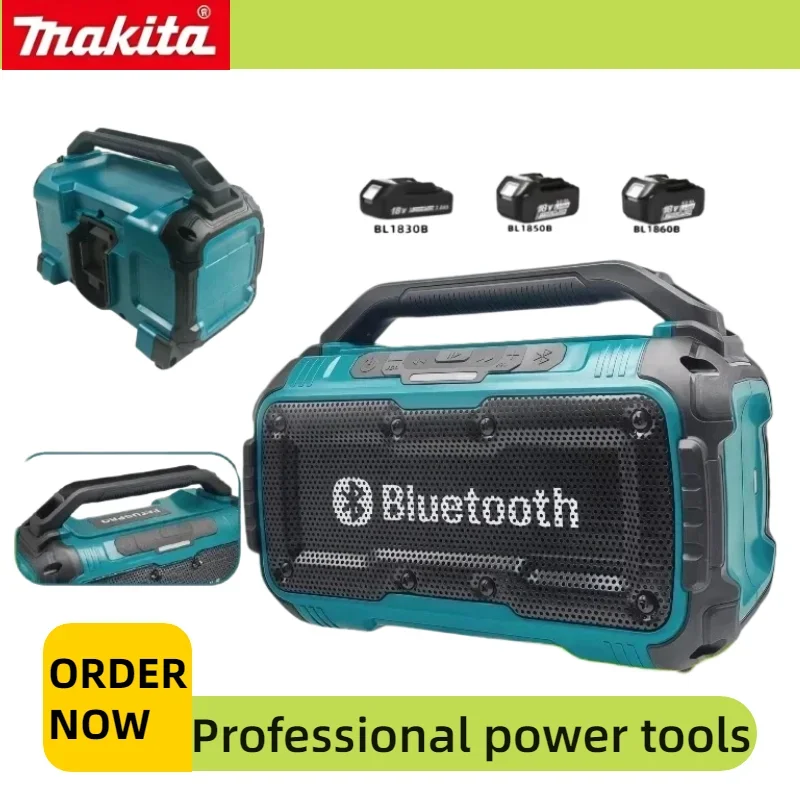 Makita Portable Wireless Bluetooth Stereo Surround Speaker IP Waterproof Loudspeaker For Outdoor Travel And Construction Working