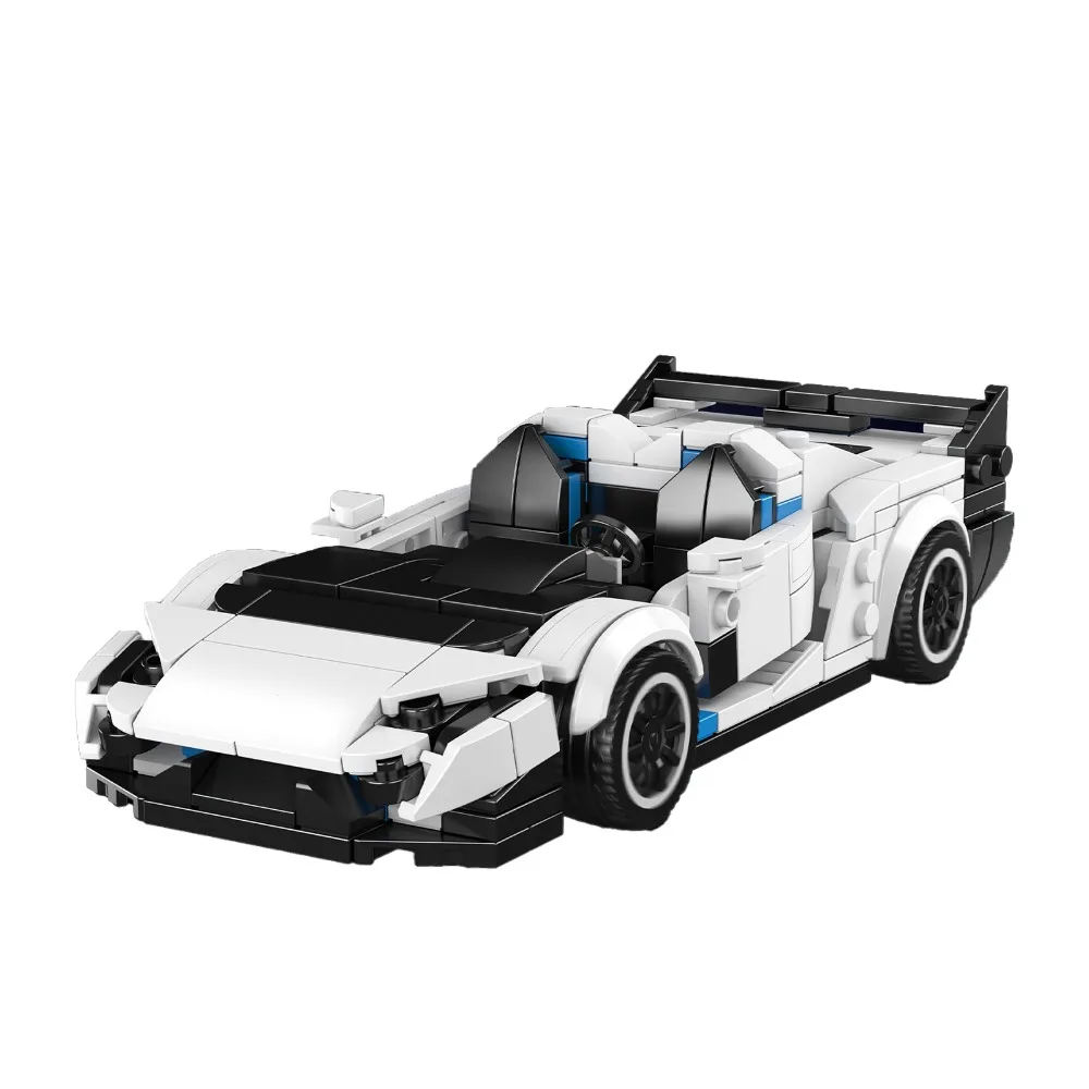 395 STKS Racewagen Bouwstenen Kit Hoge Snelheid Sportwagen Model DIY Montage Speelgoed voor Jongens Meisjes
