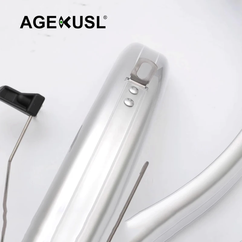 AGEKUSL Bike Fenders Suit Front Rear Bicycle Mudguard With Easy Wheel for Brompton 3Sixty Folding Bike L/R Type