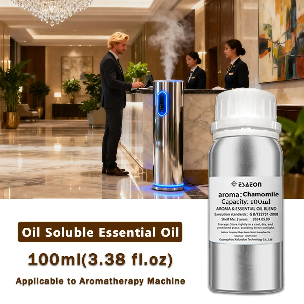 ESAEON 100ml (3.38 fl.oz) Chamomile Freesia Essential Oil, For Reed Diffuser & Fireless Aromatherapy & Waterless Aroma Diffusers