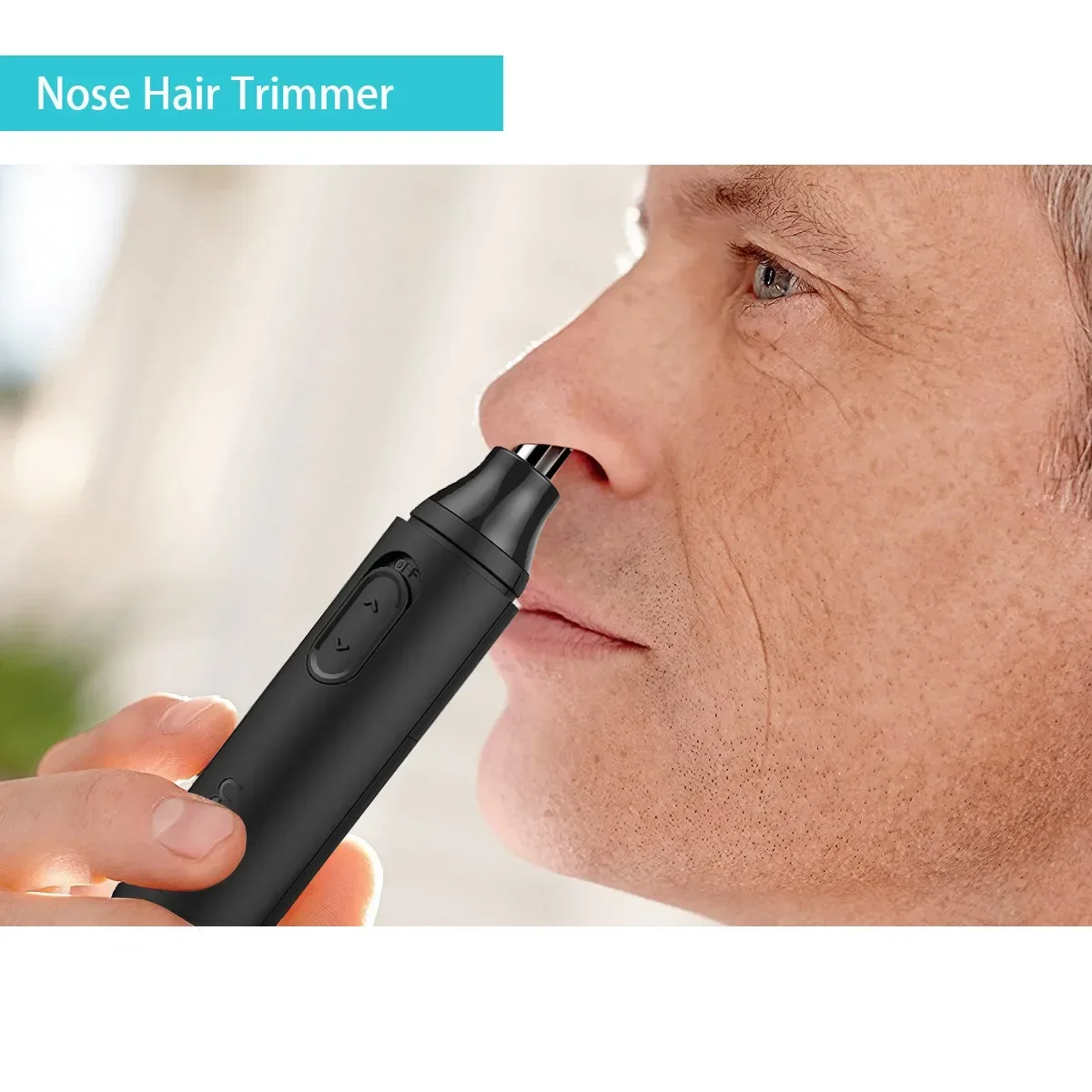 

Electric Shaving Nose Ear Trimmer Safety Rechargeable Hair Removal Cleaner Face Care Razor Men Portable Beard Trimmer Machine