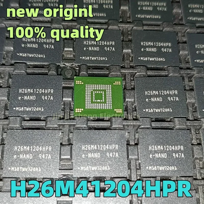 

(5-10piece) 100% New H26M41204HPR eMMC ver 5.1 BGA-153 H26M41204 Chipset