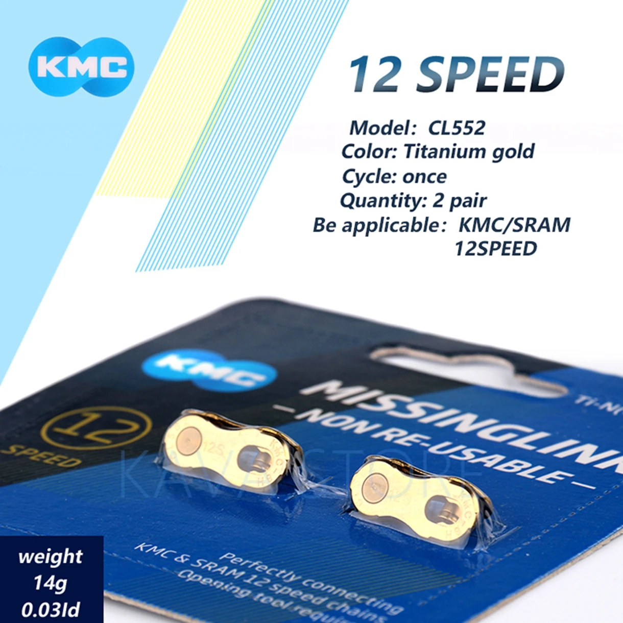 2 Paar KMC-Kette Quick Link 12 11 10 9 8 7-Gang-MTB-Kette fehlende Glieder Rennrad Power Link Stromspanner Fahrradteile – Detail 8