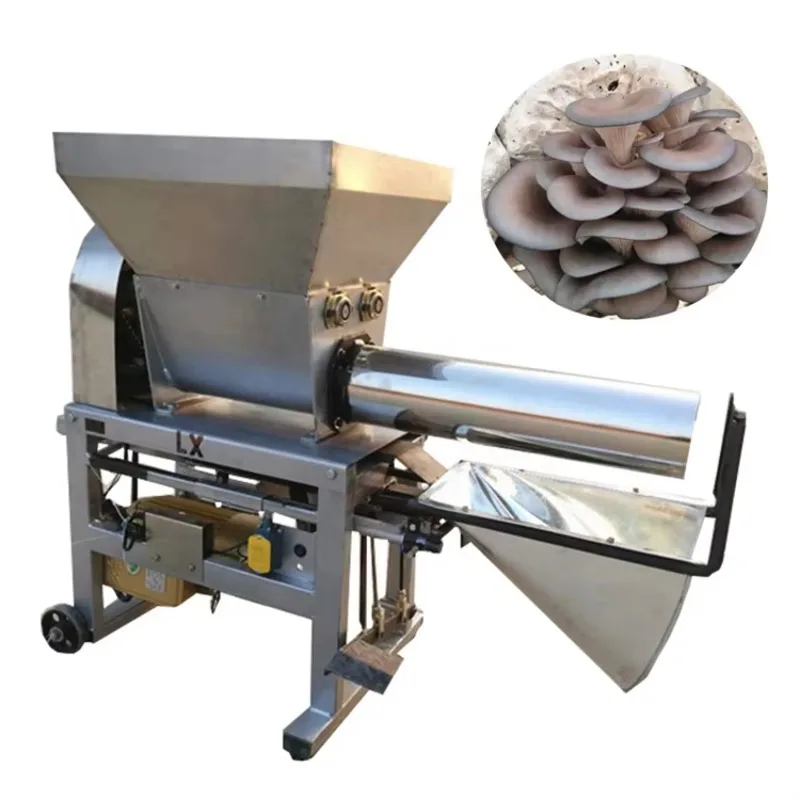 Electric grow bag filling and sealing machine sawdust bagging equipment with PLC assembly for food bales