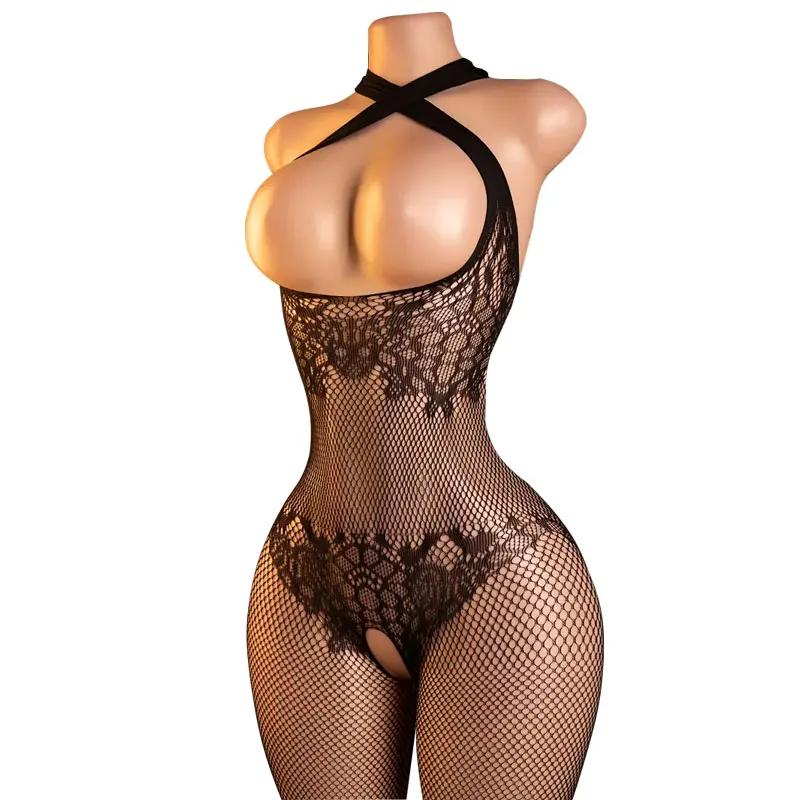 

Женское эротическое белье: чулки-боди, сексуальное шелковое белье без шва, черное, костюм-бэбидолл, боди для пышных форм