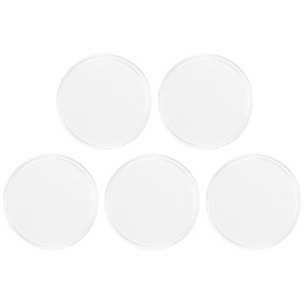 5 pezzi di pallet per ciglia in silicone riutilizzabile superficie liscia non porosa per il controllo della colla facile da pulire ciglia finte supporto per ciglia