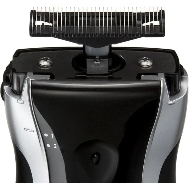 ماكينة حلاقة كهربائية من باناسونيك للرجال، ماكينة حلاقة للسفر تعمل بالبطارية، ماكينة حلاقة لاسلكية خفيفة الوزن ورطبة وجافة مع قبضة مريحة ﻿