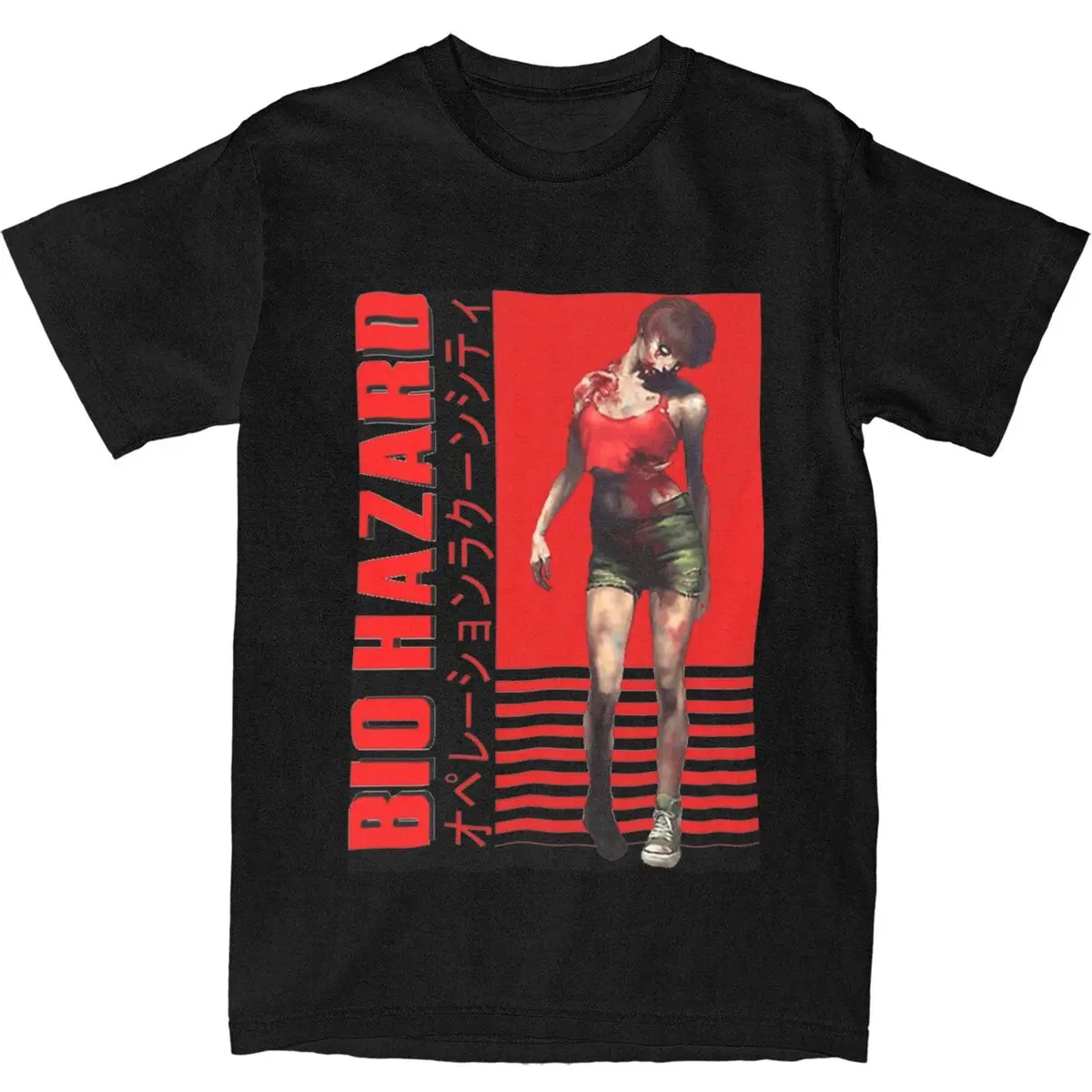 Mens T Shirt Residents Evils Biohazard 3 T-Shirts Leisure Horror Game Summer Tees Y2K Funny Casual Cotton Clothes Plus Size 6XL