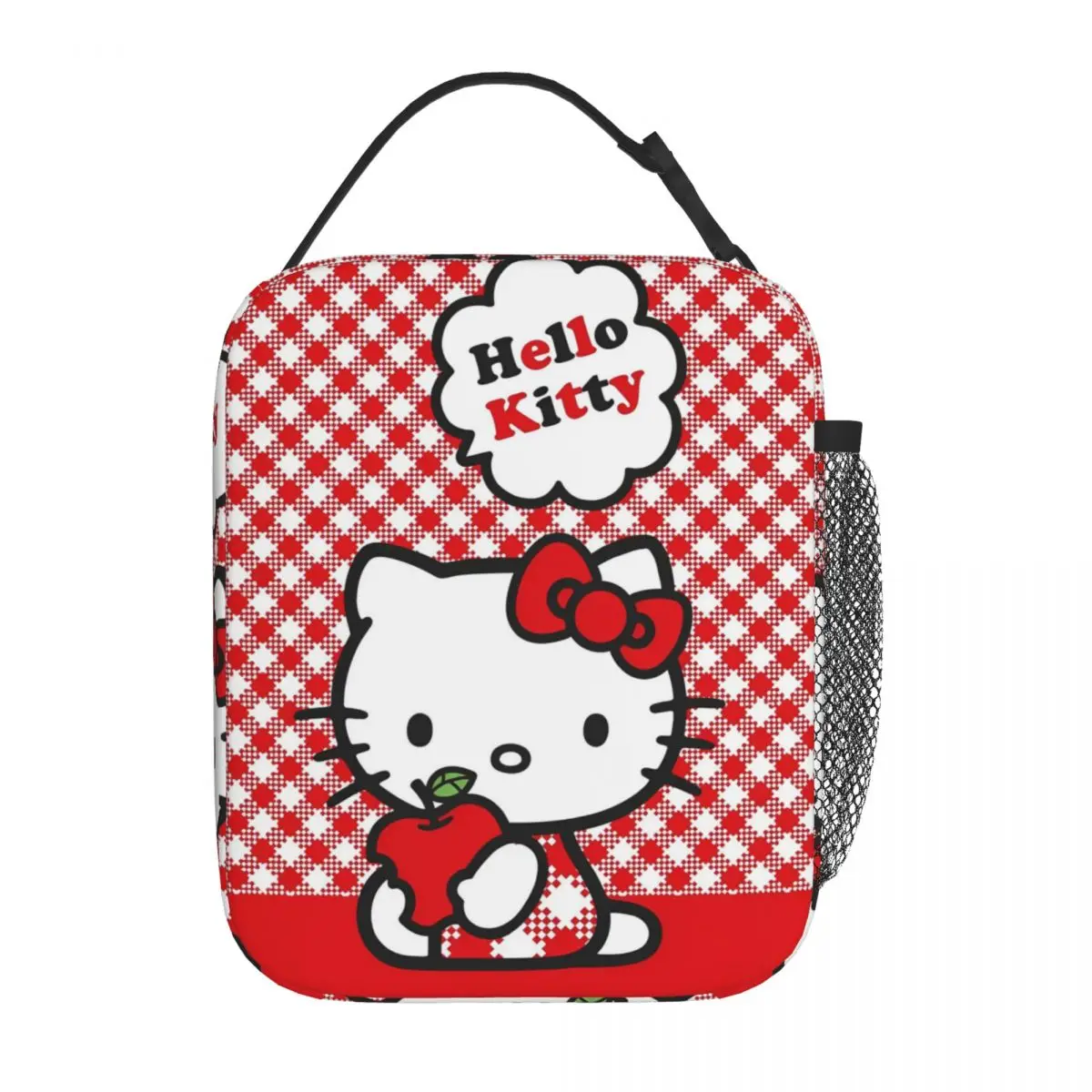 Cartoon Cute Hello Kitty Insulated Lunch Bags Thermal Meal Container HelloKitty Portable Tote Lunch Box Girl Boy College Outdoor