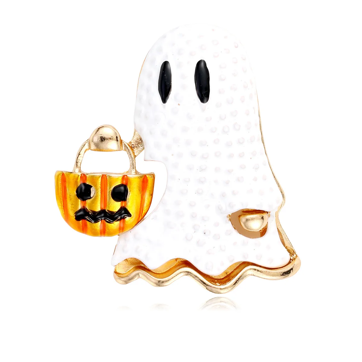 Halloween ghost lift pumpkin brooch **** ghost pin corsage fun holiday accessories corsage