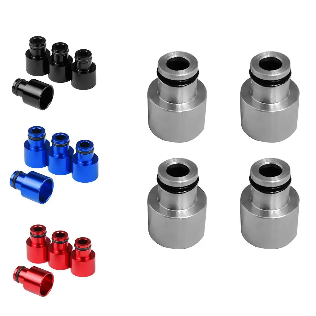 4pcs 6mm/0.24'' Replacement Fuel Injector Adapters for Acura RDX Injectors 4 Colors selectable