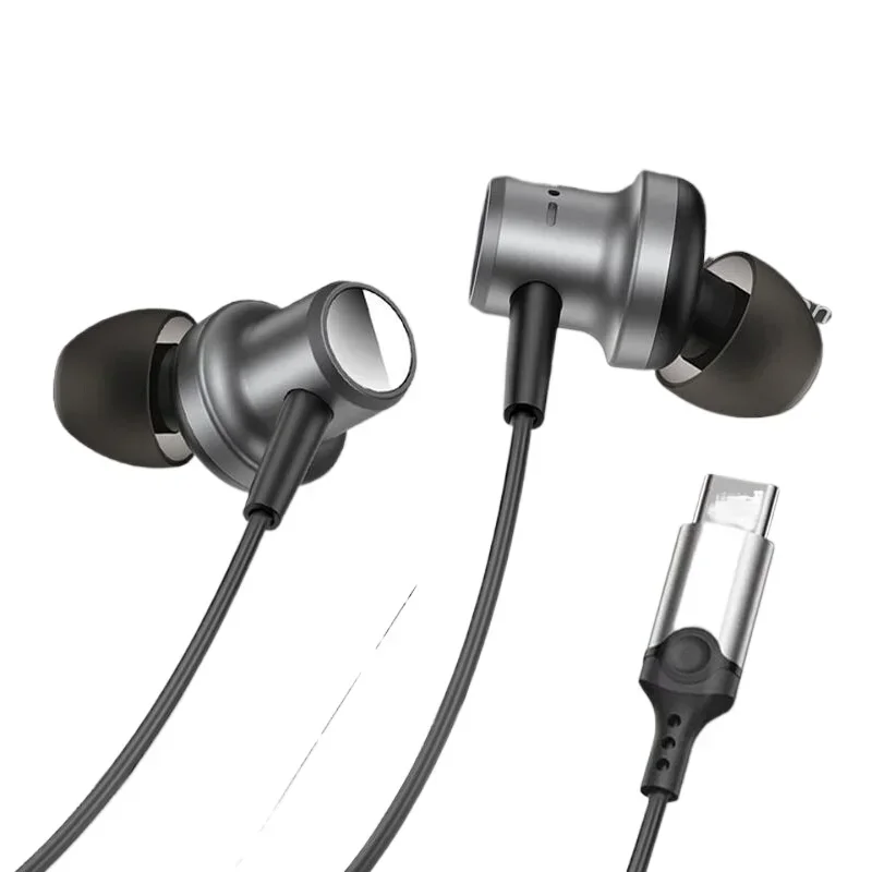 In-ear wired earphones, digital audio HIFI sound quality, live k songs