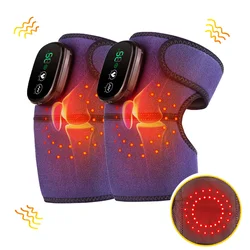 Electric Heating Knee Pad Vibration Massage Wireless IR Knee Temperature Massager Thermal Leg Joint Support Blood Circulation