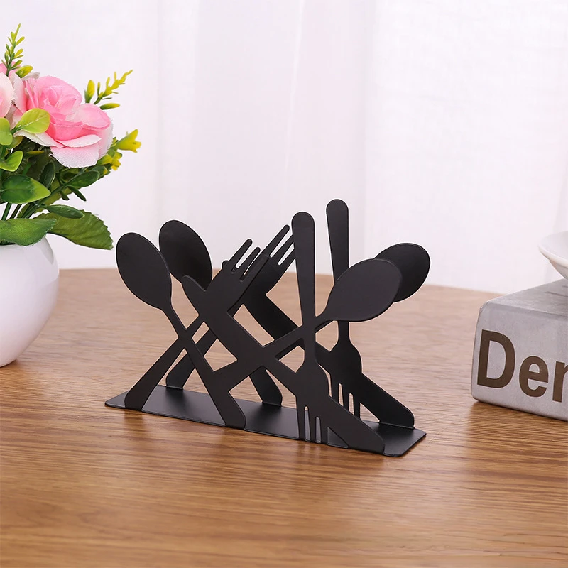 

Metal Vertical Napkin Holder Creative Iron Tissue Holder Cafe Hotel Organizer Modern Simple Storage Rack Living Room Organizer