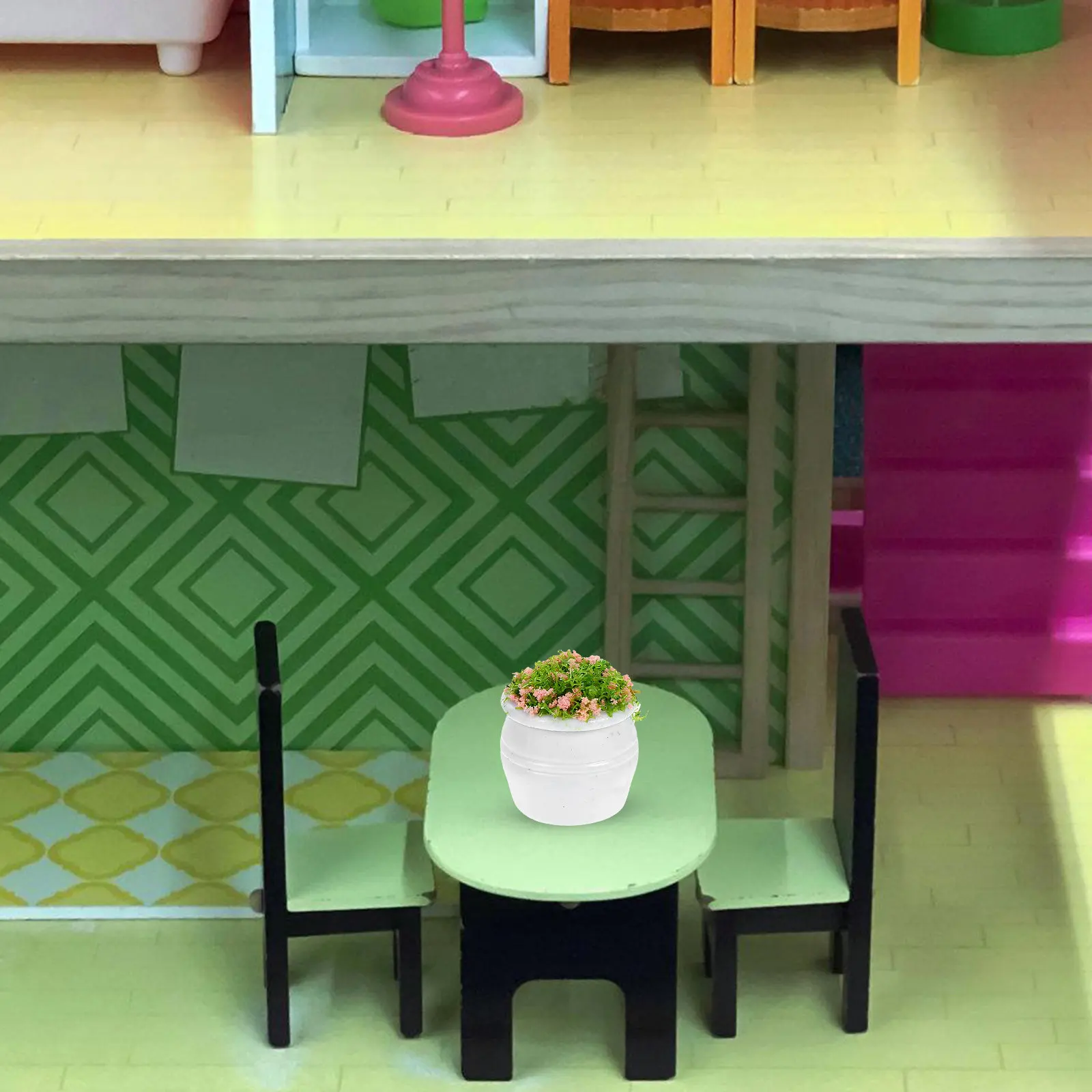 

Набор из 4 реалистичных искусственных цветов для ландшафтного дизайна, миниатюрные растения для украшения сада, для создания микросценариев и DIY-проектов