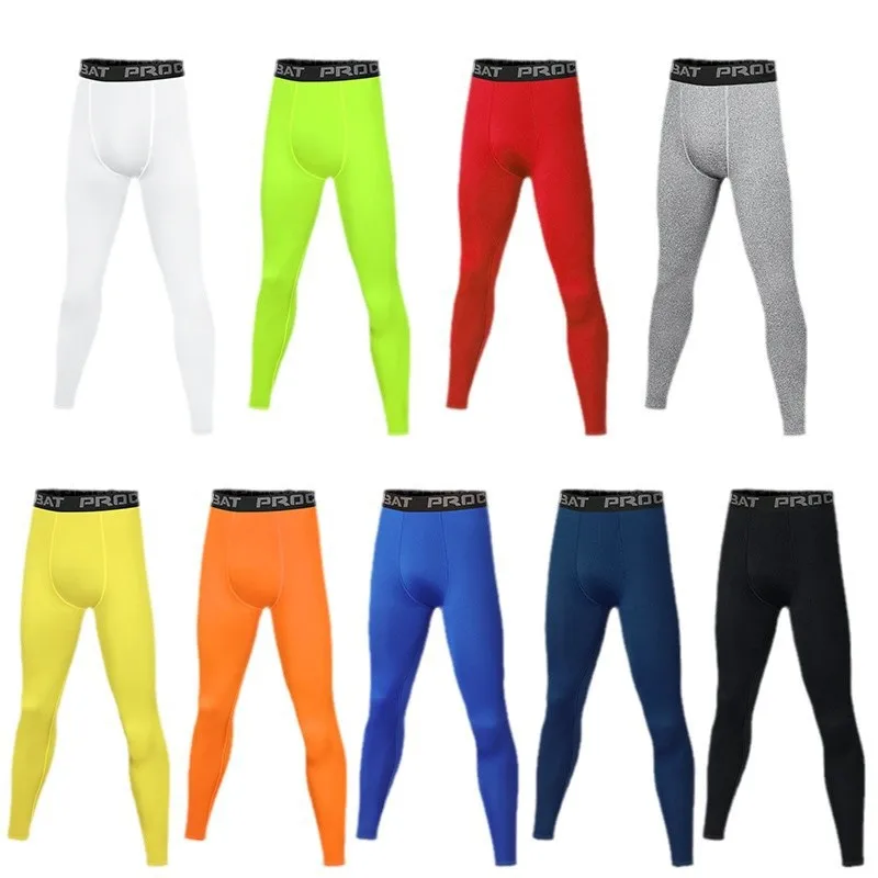 Winter Men Women Kid Children Running Tights GYM Pants Basketball Football Soccer Fitness Exercise Hiking Sport Long Legging