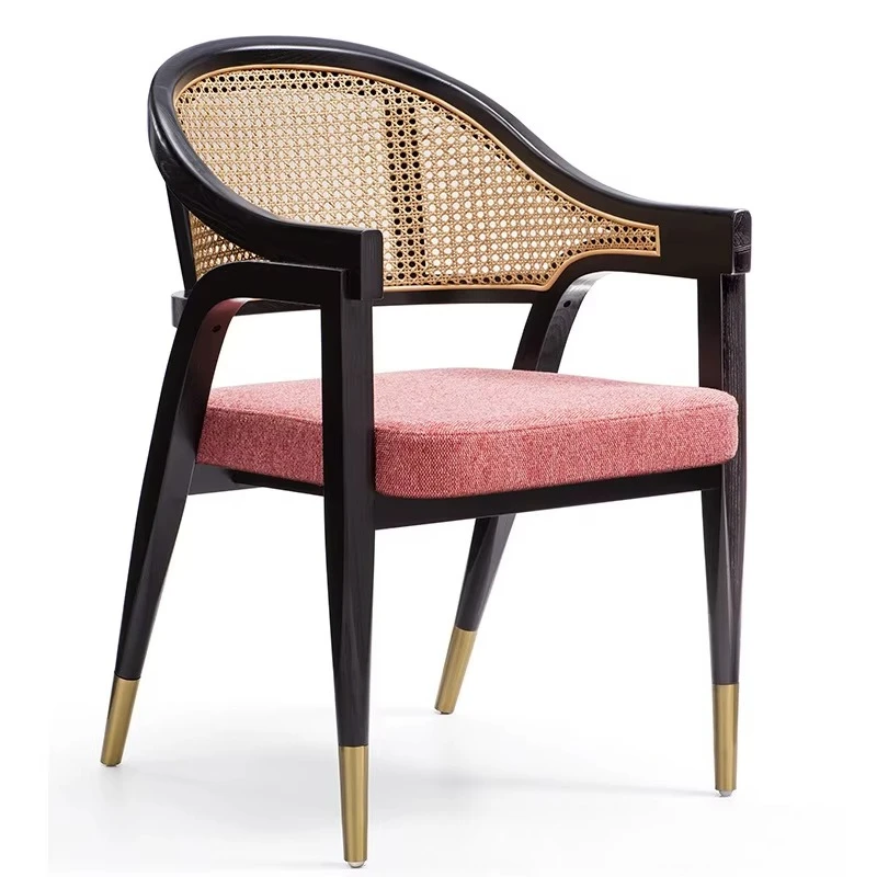 

-For European Nordic Style Solid Wood Dining Chairs Simple Modern Luxury Design for Home or Office Hotel or Restaurant Use&