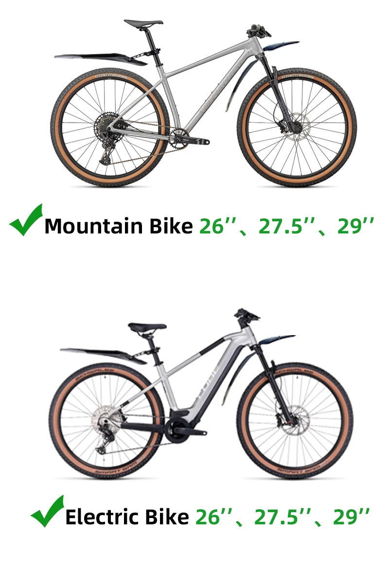 Garde-boue de Vélo de Route Léger à Dégagement Rapide, Garde-Boue