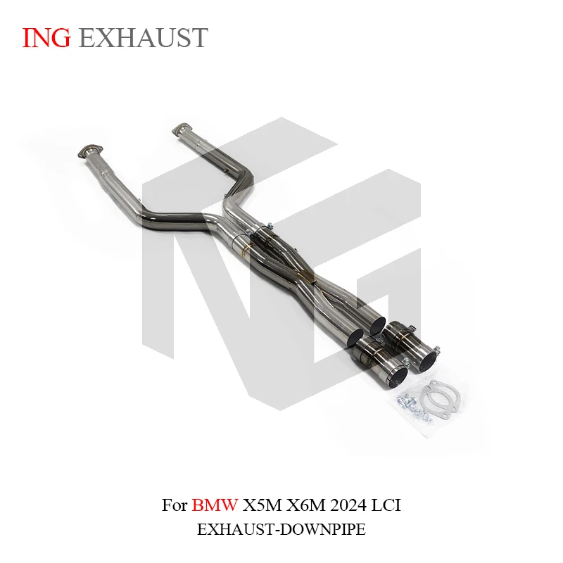 

ING Exhaust System Pieces de Performance Automobile for BMW X5M X6M 4.4t s63 LCI Front Tube With Middle Pipe Car accessories