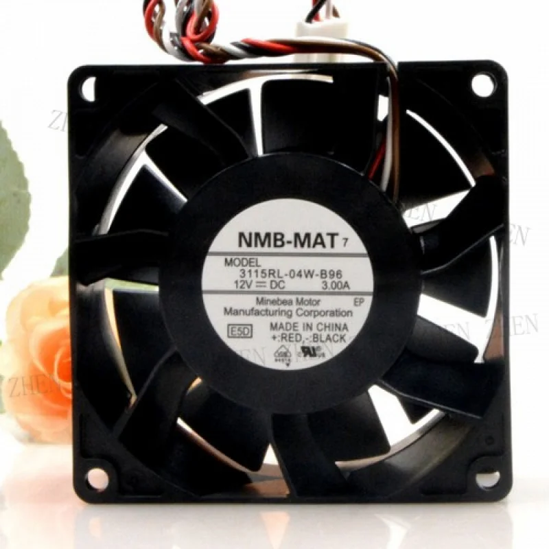 Y 1PC New for  NMB 3115RL-04W-B96 12V 3.00A 4-wire server cooling fan # QW.