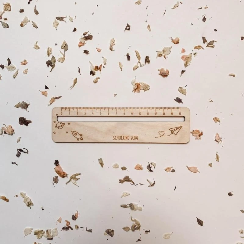 W89C الأطفال تعلم حاكم القراءة الحاكم الحاكم الخشب السحب للأطفال طلاب الأطفال #4