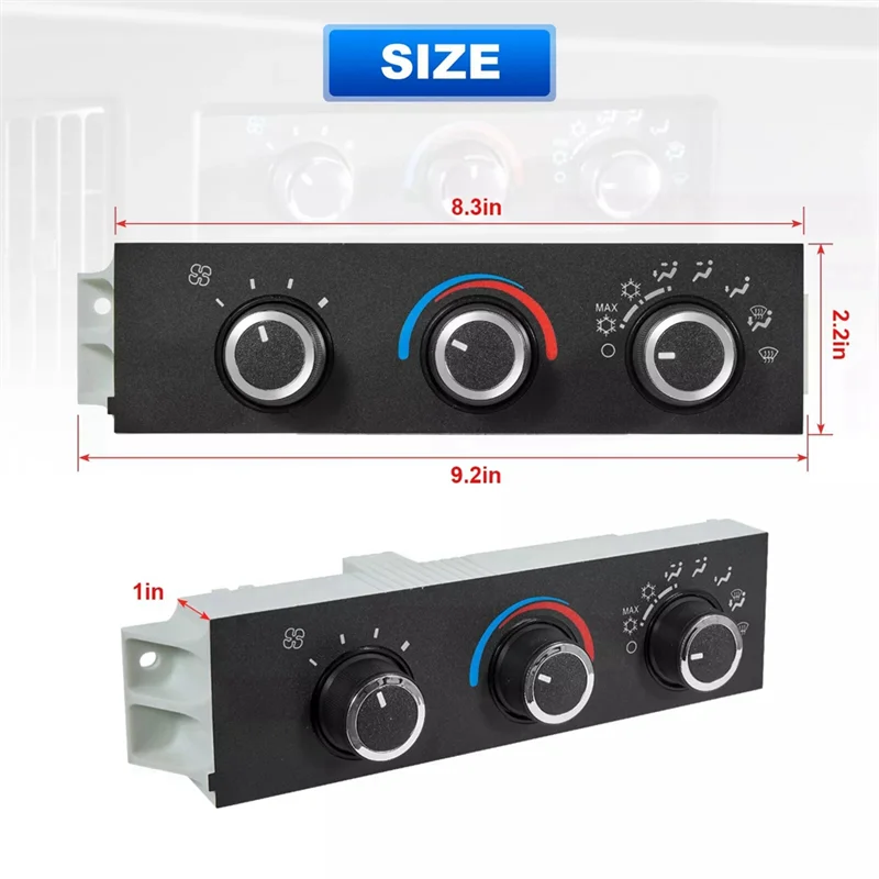 تتجه 599-217 وحدة لوحة التحكم في المناخ HVAC للسيارة لجي إم سي اكسبرس 2500 3500
