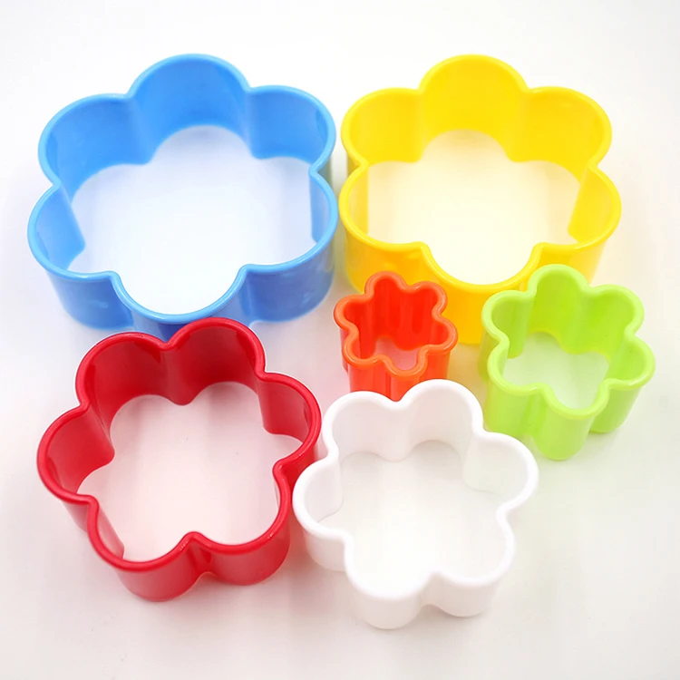 【1Set Fondant Biscuit Cake Cookie Maker Mold Mould Edge Cutter Party DIY Plastic Tool】