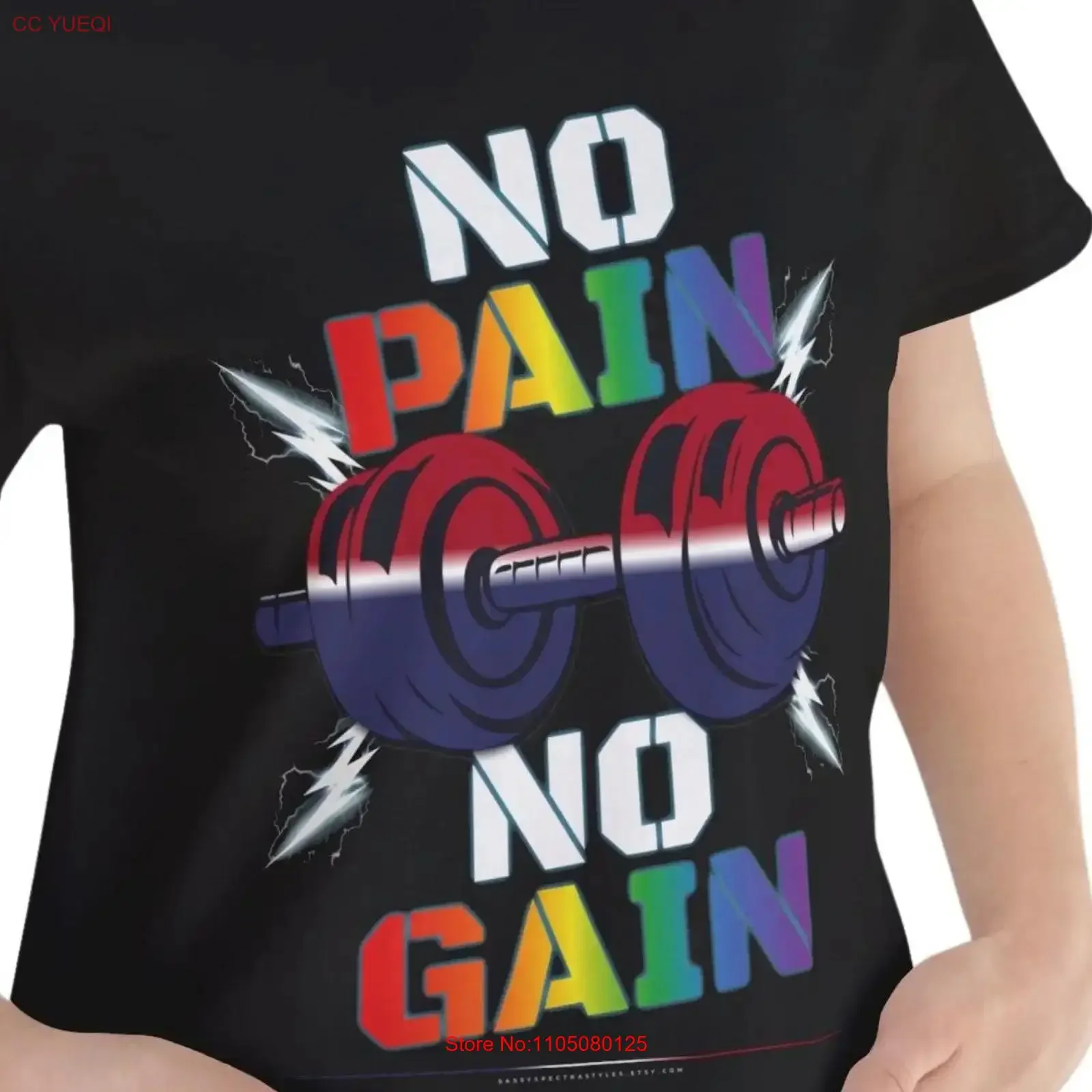 Pas de douleur Gain Unity Activewear Patriotique Subtil Drapeau américain Couleurs Américains Unis Vêtements de sport Style de vie actif Pride vintage