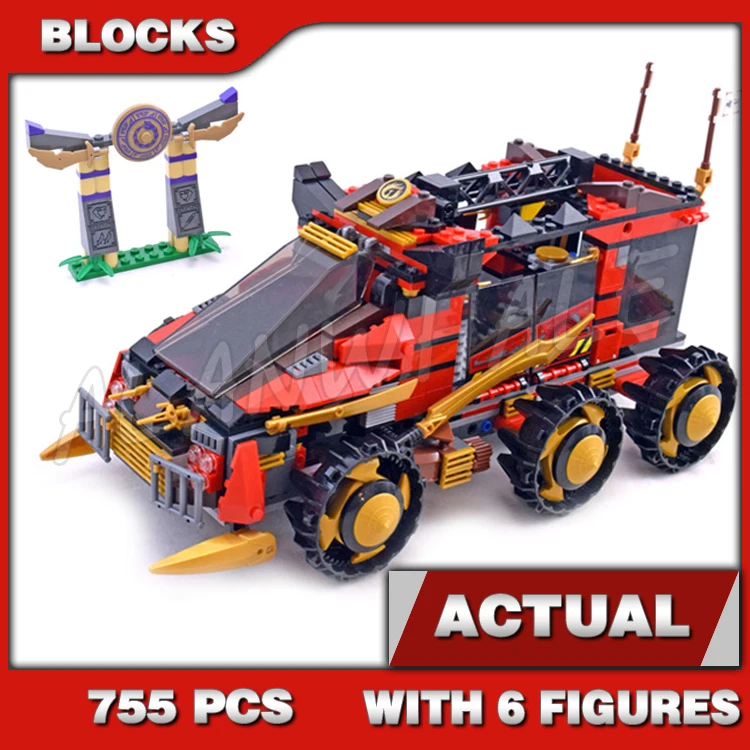 755 Uds Shinobi DB X vehículo blindado de 6 ruedas Flyer motocicleta Anacondrai Gateway 10400 juguetes de bloques de construcción compatibles con el modelo