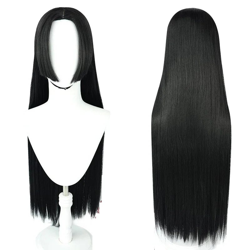 Anime Sette Signori della Guerra del Mare Boa Hancock Impero Serpente Costume Cosplay Halloween Abito Viola per Parrucca da Donna Sexy