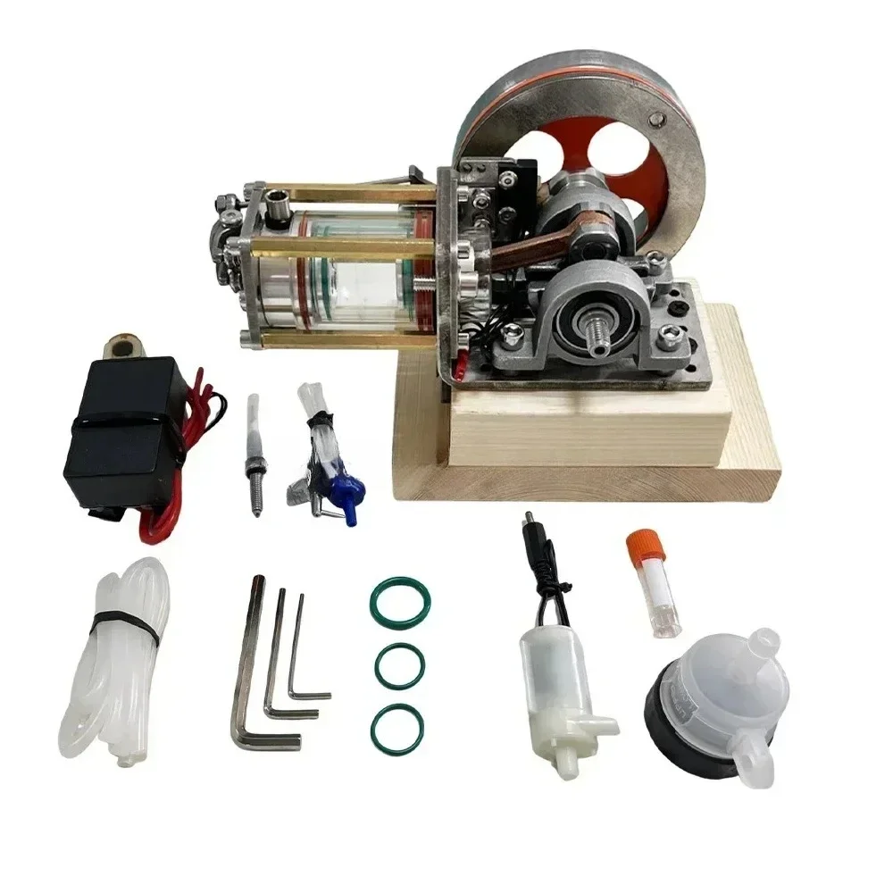 Single Cylinder Four Stroke Transparent Water-cooled Engine Metal Internal Combustion Engine