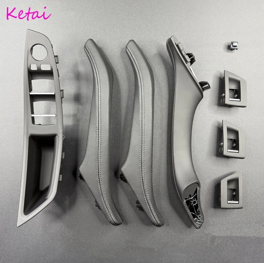 

Wholesale Leather F10 F11 LHD RHD Black Beige Car Interior Door Handle with Leather Kit for 5 Series F10 F11 520i 523i 525i