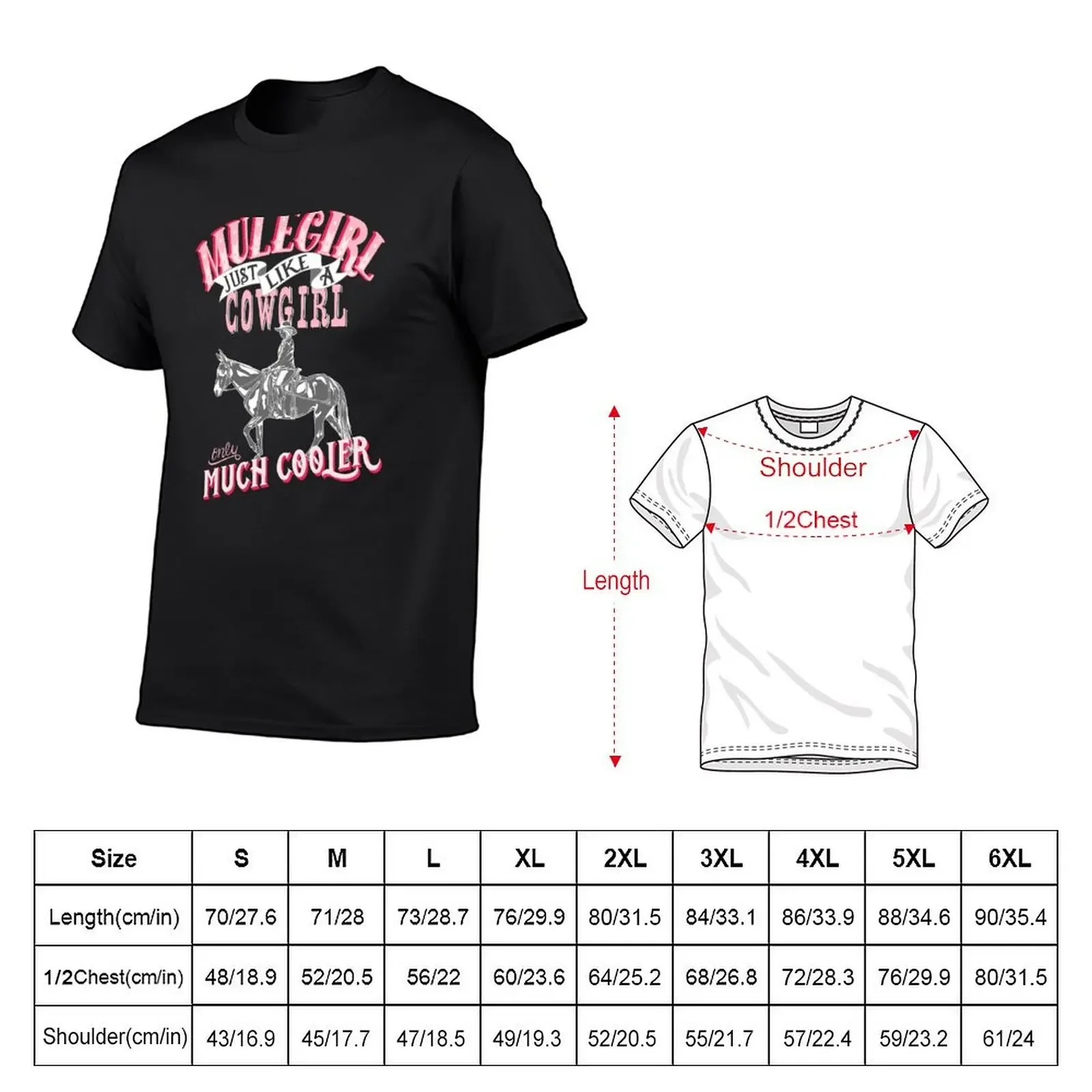 Mulegirls Are Cooler T-Shirt Short sleeve tee vintage anime shirt oversizeds hippie clothes men clothing