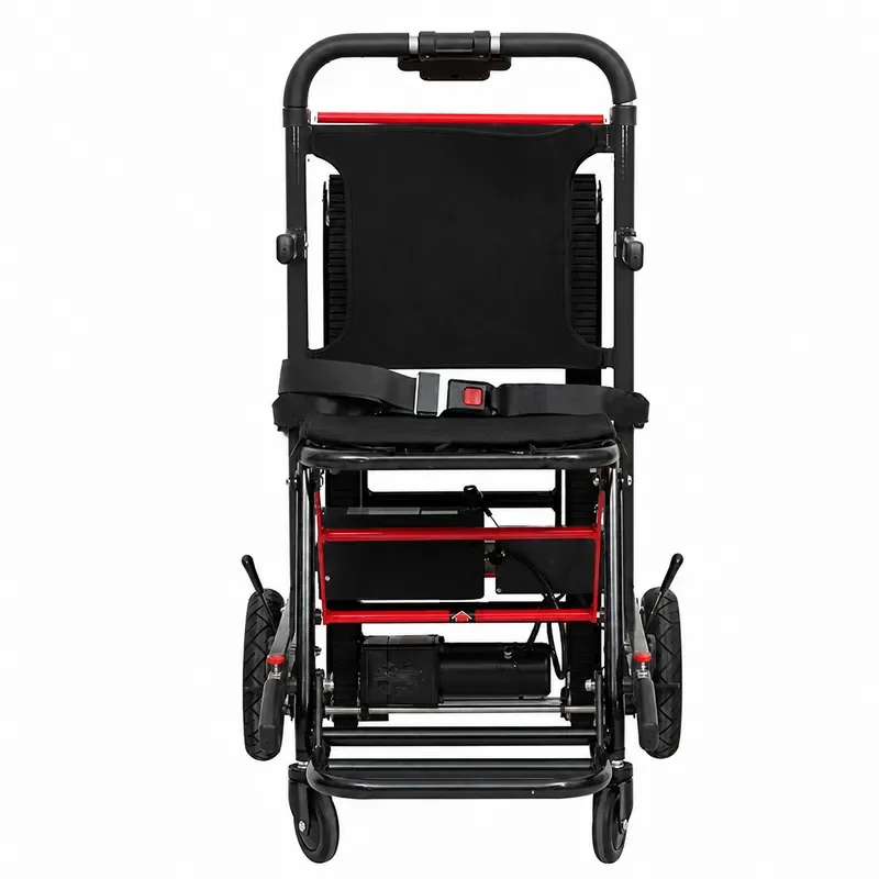 Electric Climbing Wheelchair Crawler with Speed Regulation Black Flagship Model One Year Warranty Export Quality