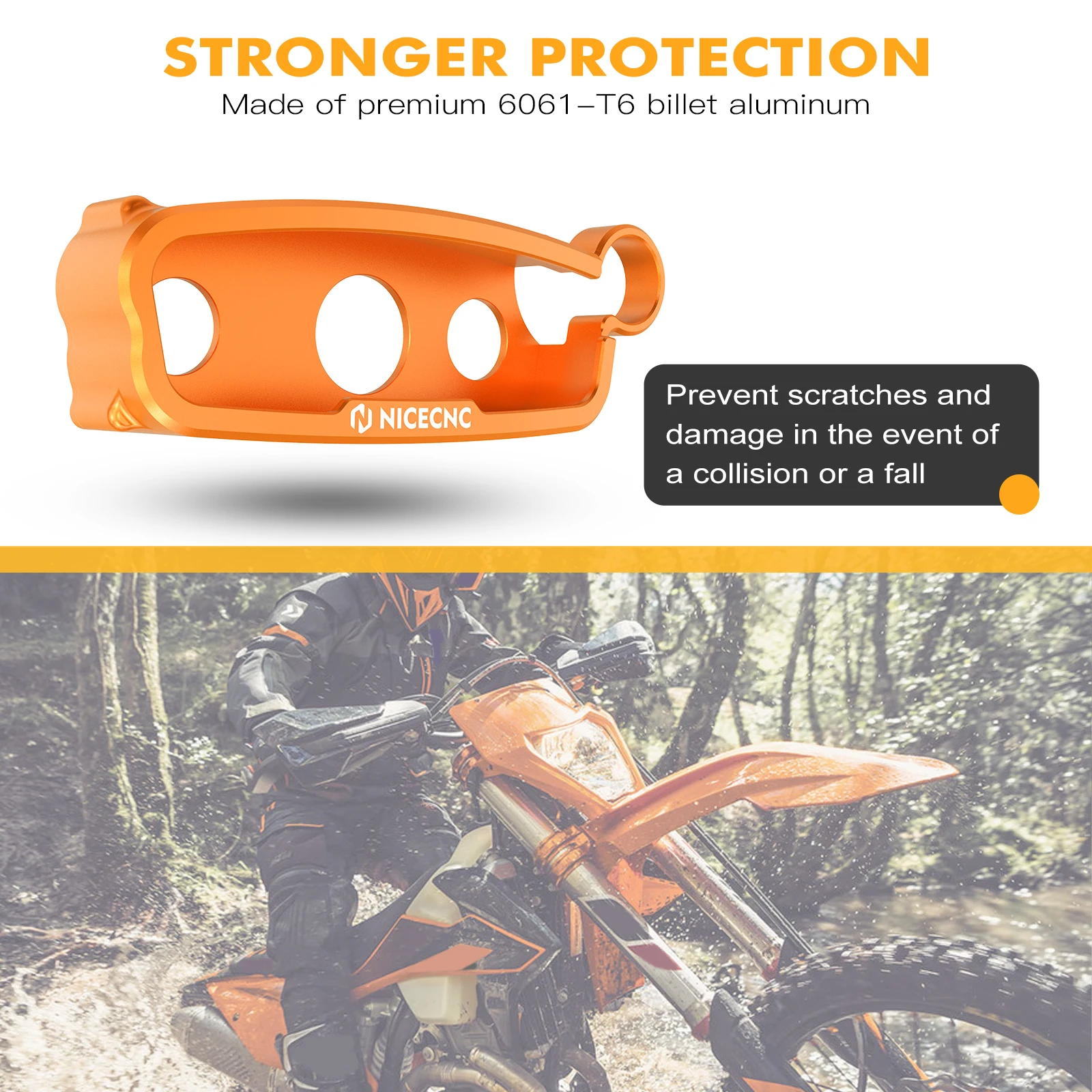 NICECNC Motocross Speedo Protector Guard Cover For KTM FREERIDE 250 R 350 FREERIDE E-XC 2015 2016 2017 Motorcycle Accessories