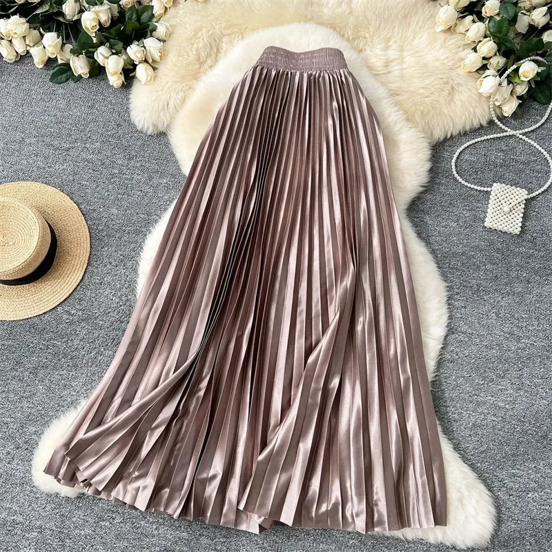 Moda elegante gonna a pieghe per le donne Faldas Vintage Saias Party Goth Gonne Ropa Mujer Casual Jupe Femme Harajuku Streetwear