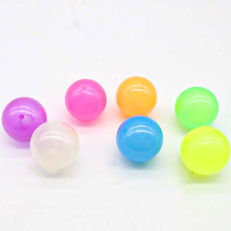 6Pcs Of Luminous Ceiling Adhesive Target Interactive Balls For Venting And Pressure Reducing Toys With Sticky Grip(Color Random)