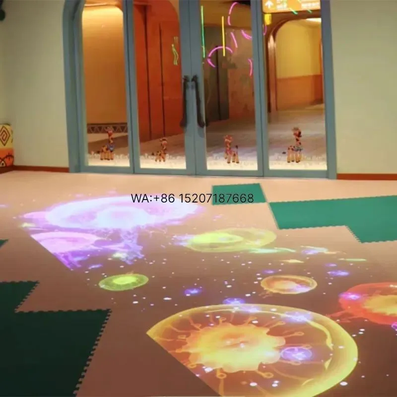 Wmwmnu for Interactive Projector Lighting Software System Night Amusement Floor Projection Game Pool HD 1080p Auto