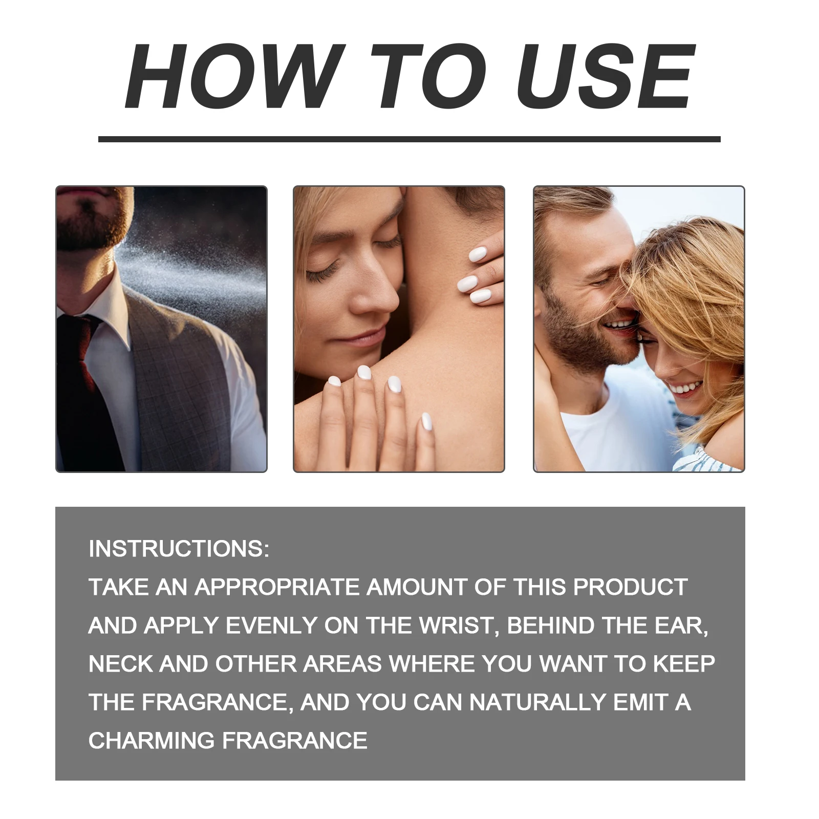 Charming Fragrance, Naturally Fresh, Long-Lasting Scent, Releases Charm, Perfume for Couple Dating Atmosphere view 4