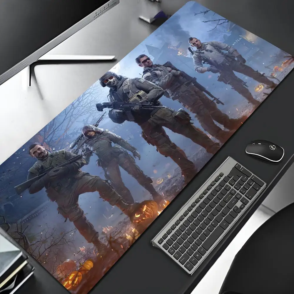 Alfombrilla de ratón Gall Of Duty, borde de bloqueo para juegos, alfombrilla grande para juegos de ordenador, alfombrilla de ratón artística de goma, alfombrilla de escritorio para ordenador portátil
