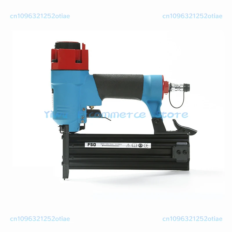 Nail Gun Pneumatic Straight Nail Gun F50 Air Nailer Gun 10-50mm Pneumatic Power Tool For Woodworking