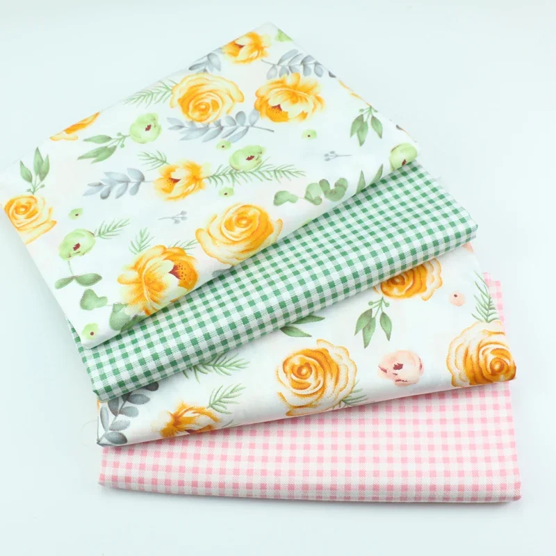 

160x50cm Beautiful Countryside Roses, Small Floral Prints, Home Textiles, Pure Cotton Bed Sheets, Pillowcases, All Cotton Fabric