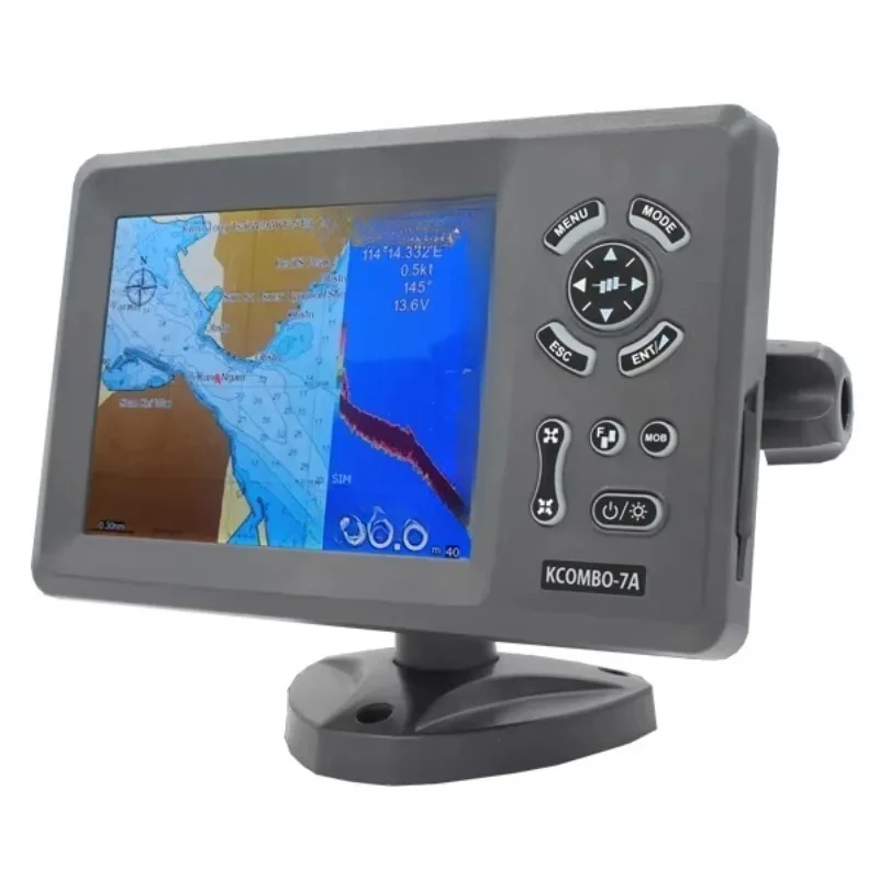 KCombo-7A/KCombo-7A+: 7-inch GPS Chart Plotter Combo With Fish Finder and Built-in Class B AIS Transponder