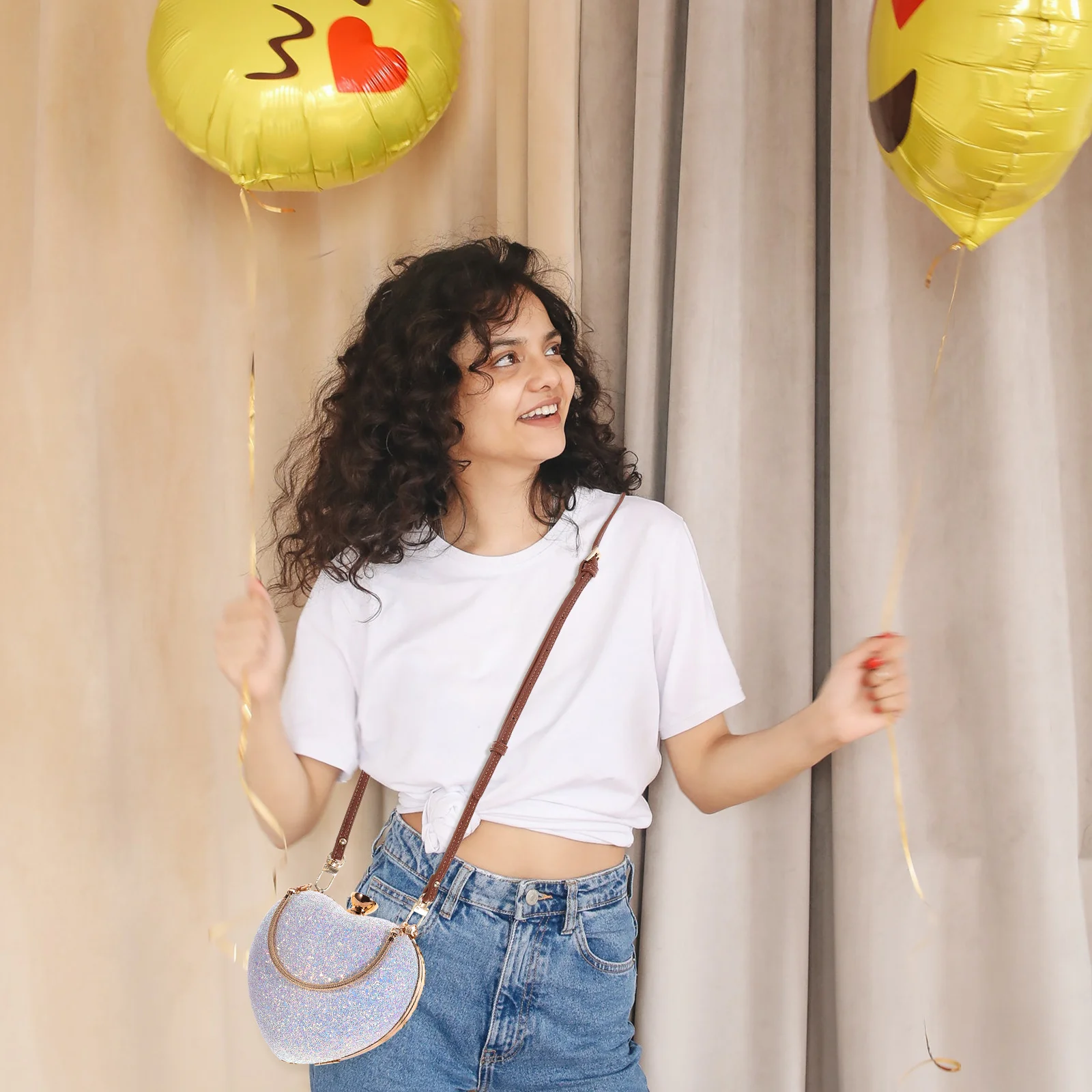 

Crossbody Strap 0.9cm Wide Adjustable Buckle Handbag Shoulder Chain Women Tote Purse Replacement Brown Camera Bag