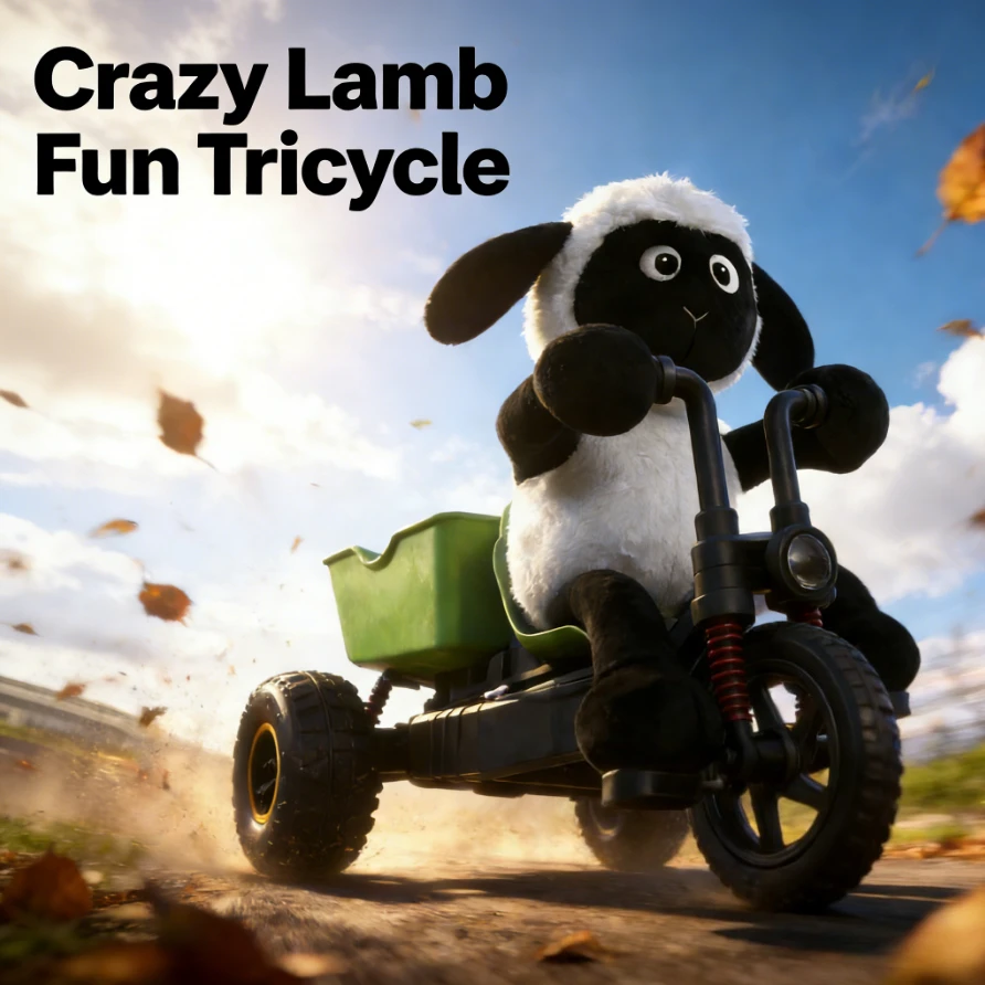 

New RC Lamb Tricycle Drift Stunt Car - Kids' Favorite High Speed Drifting Toy Gift