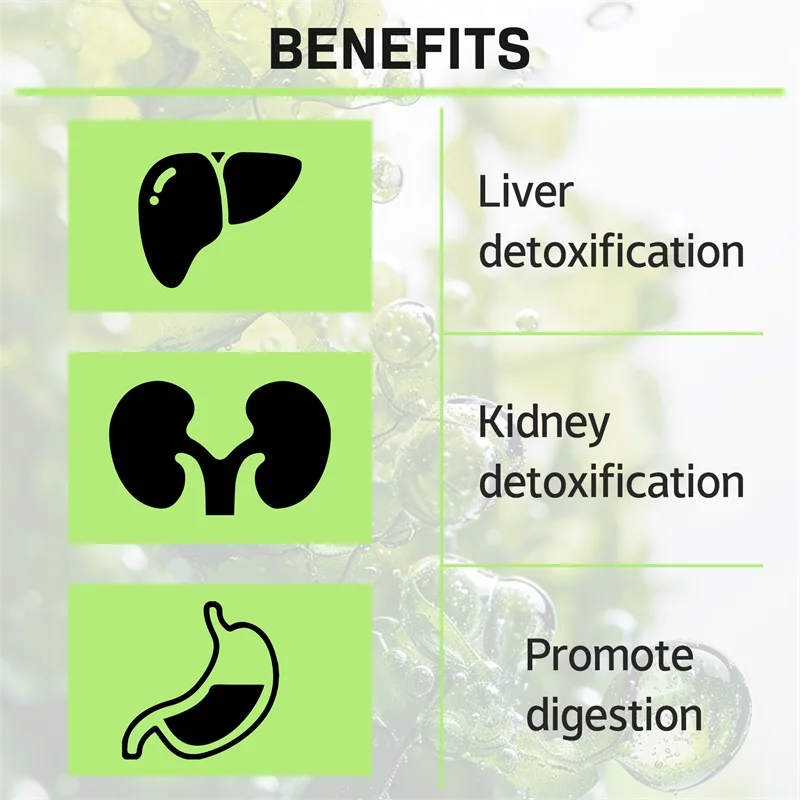 Chlorella Extract - Liver Cleansing, Detoxification and Repair, Detox Supplement, Helps Free Radicals