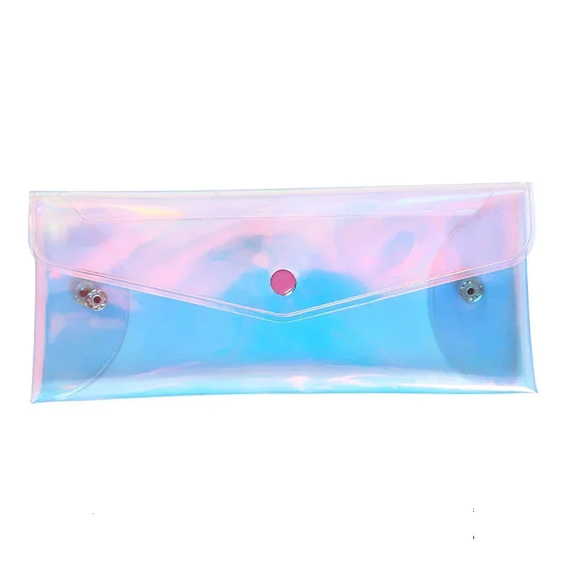 eTya Transparent Coin Purse Women Wallet Laser PVC Card Pencil Cosmetic Money Clutch Bag Case Female Mini Zipper Wallets Pouch