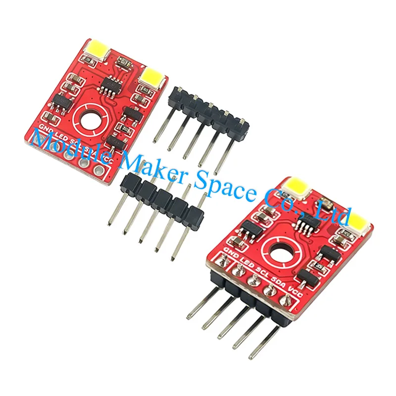 VEML3328 High Precision RGBCIR Color & Ambient Light Sensor Module 5-Channel (RGB, Clear, IR) I²C 16-Bit Output 3.3-5V