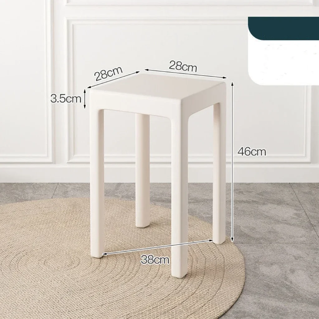 Fashion Living Room Furniture Rustic Plastic Chairs Design Dining Set