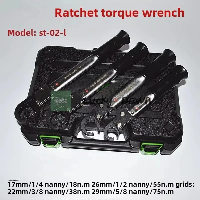 

Torque Wrench ST-02-L Air Conditioning Special Kit Tool Ratchet Fast Kilogram Open Torque Wrench